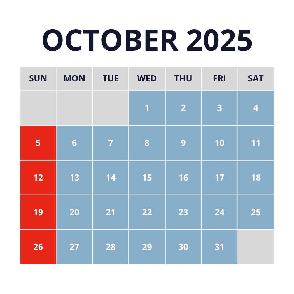 October